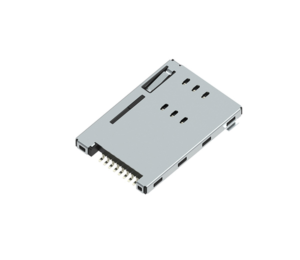 SIM卡座连接器细节展示图