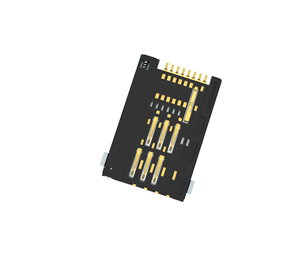 SIM卡座连接器细节展示图