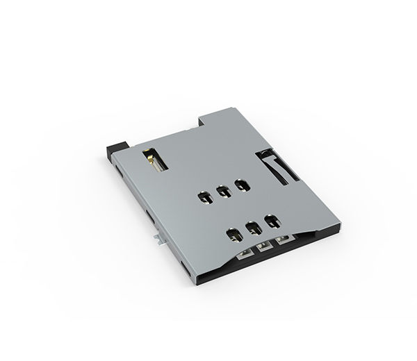 SIM卡座连接器细节展示图