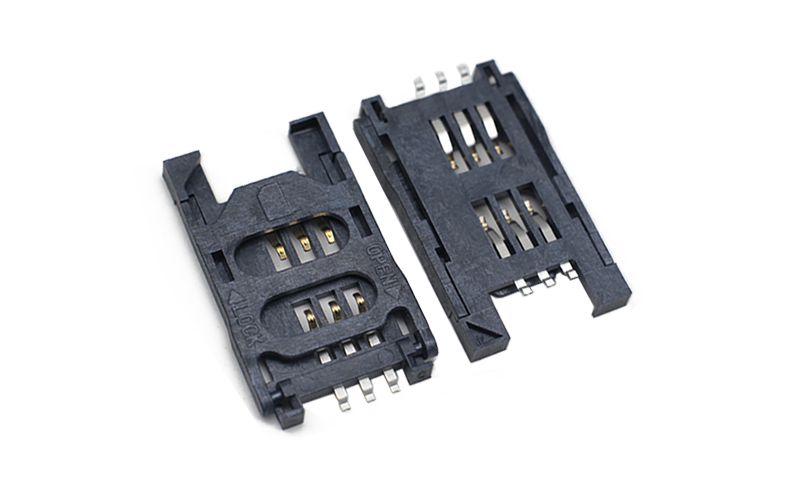 102153592-黑胶SIM 6P H2.8全塑翻盖