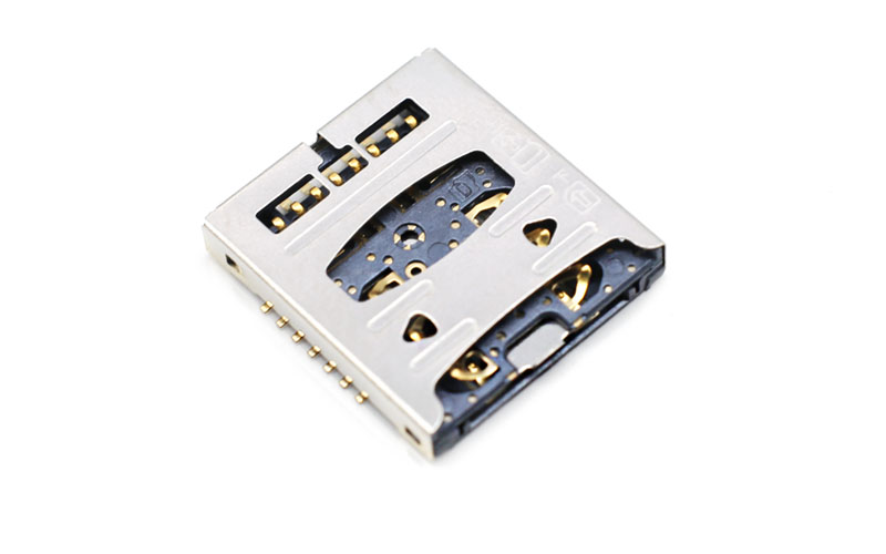 102312862-三选二双NANO+T卡座H2.5 智能手表 超薄读卡器卡槽 sim连接器