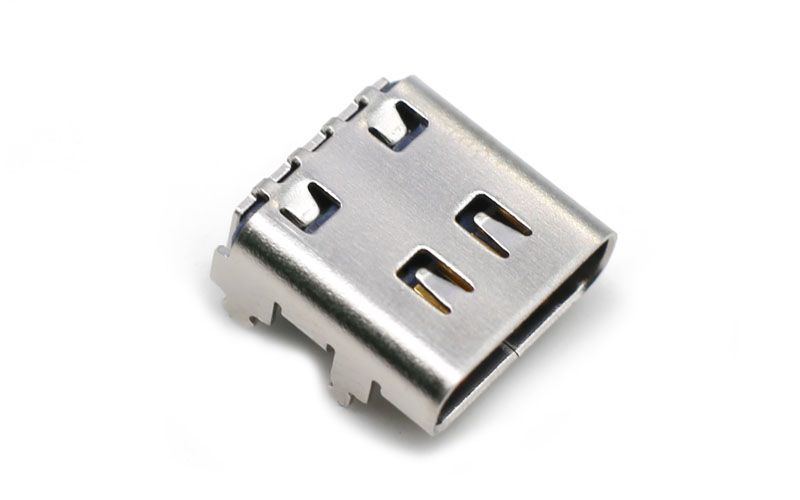 104414862-TYPE-C 16P快充母座 type接口座子 插脚式USB连接器