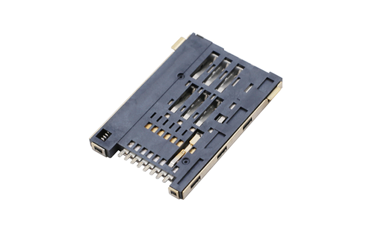 102031022-SIM PUSH自弹式卡座 6+2P H2.2卡槽