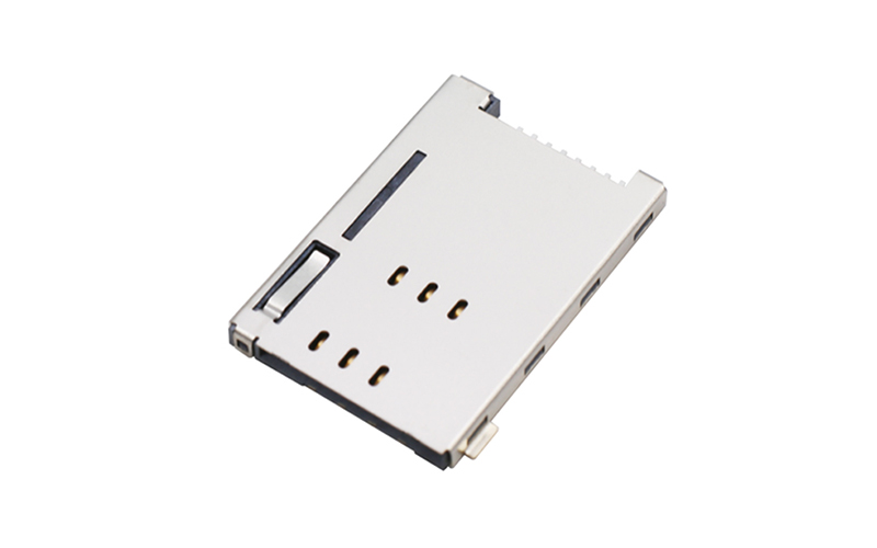 102031022-SIM PUSH自弹式卡座 6+2P H2.2卡槽