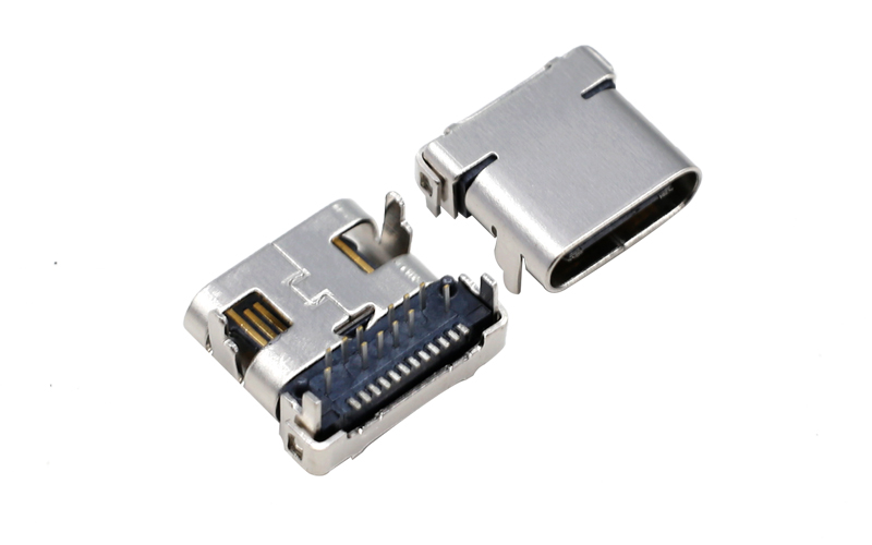 104012552-usb TYPE C 母座24P前插后贴