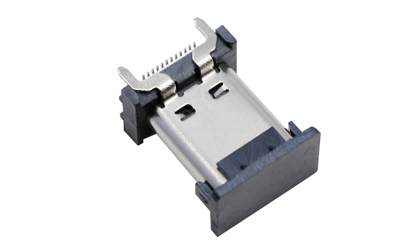 104014292-usb type-c接口 TYPE-C24p立式母座 智能穿戴连接器