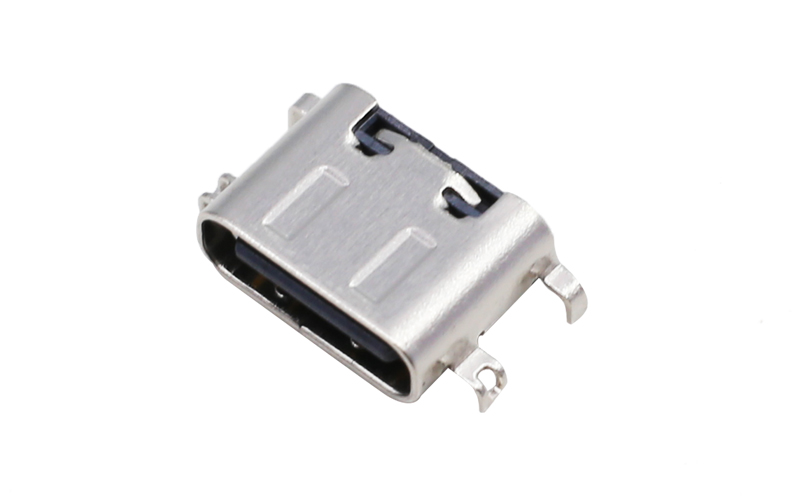 104314632-USB TYPE-C 16PIN沉板母座 智能家居插头