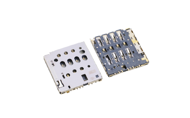 102012062-MICRO SIM卡座 PUSH/PUSH 1.29卡槽 102012062-MICRO SIM卡座 PUSH/PUSH 1.29卡槽