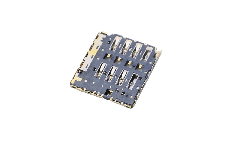 102012062-MICRO SIM卡座 PUSH/PUSH 1.29卡槽 102012062-MICRO SIM卡座 PUSH/PUSH 1.29卡槽