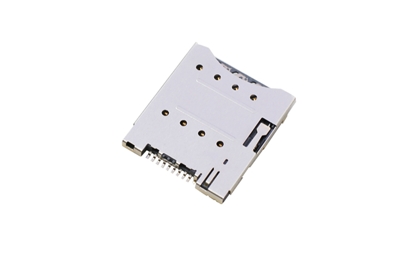 102332212-Micro SIM push 8P H1.28卡座 手机电脑卡槽 102332212-Micro SIM push 8P H1.28卡座 手机电脑卡槽