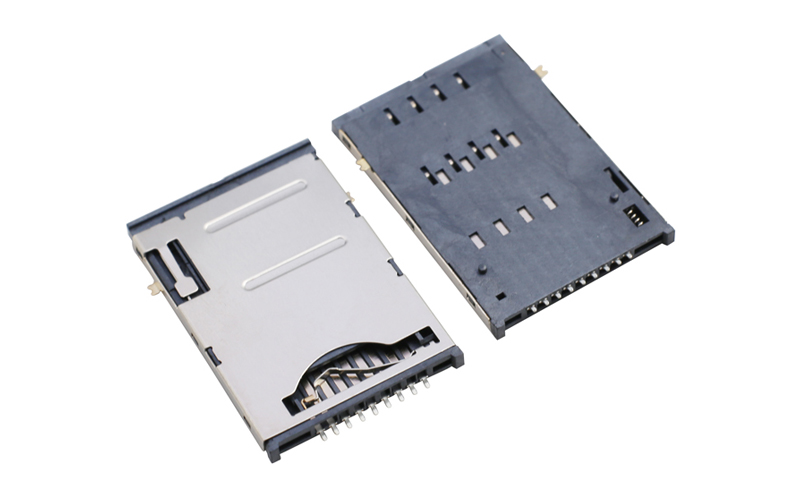 102010402-SIM PUSH卡座 8+1 H1.9电脑端接口连接器