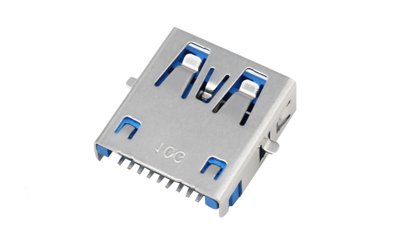 104016372-USB 3.1 高频过10G母座 沉板2.45