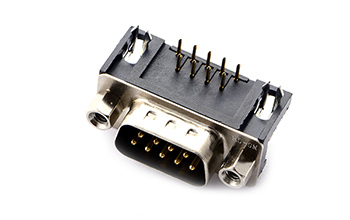 101411281-DR 9公/母 叉锁/铆锁d-sub连接器